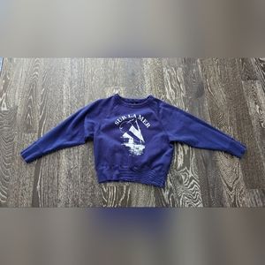 XS j crew purple sweatshirt
